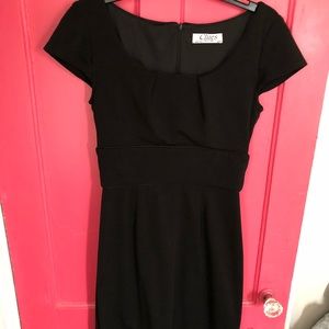 Vintage Clues New York Collection black midi dress